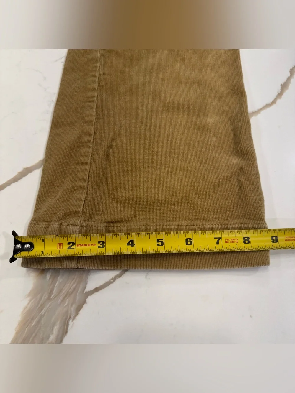 Y2K Low Rise Brown Corduroy Bootcut Flare Pants Z Universe Size 3